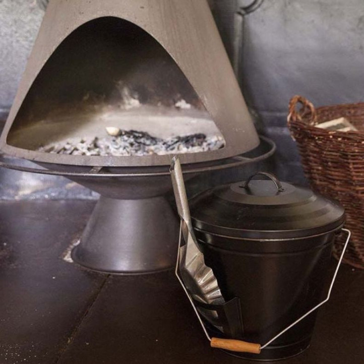 Seau à cendres avec pelle Esschert Design 14,1 L