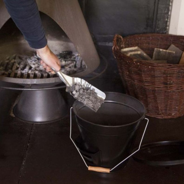 Seau à cendres avec pelle Esschert Design 14,1 L