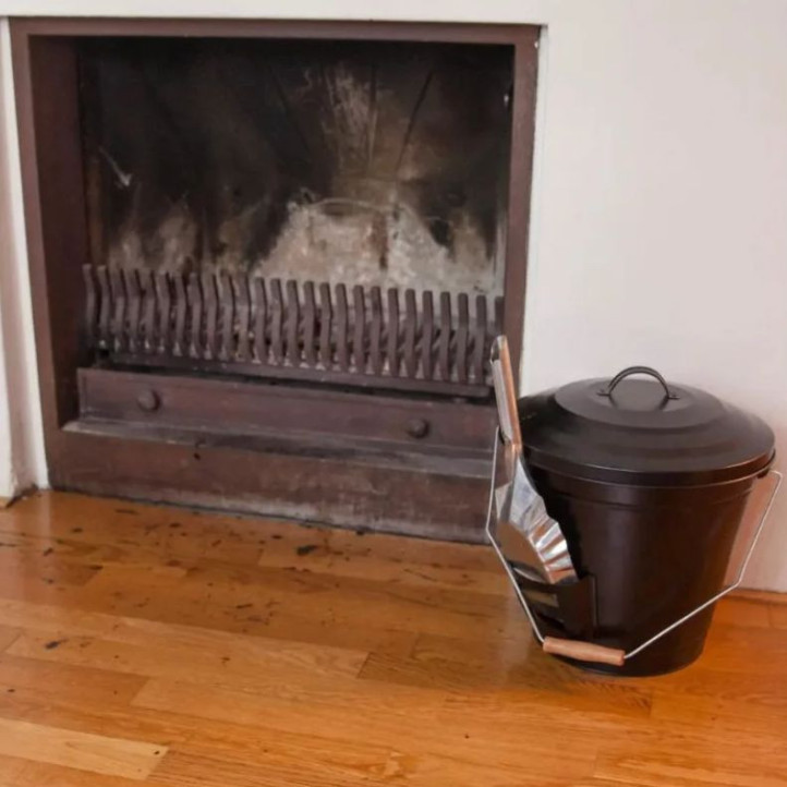 Seau à cendres avec pelle Esschert Design 14,1 L