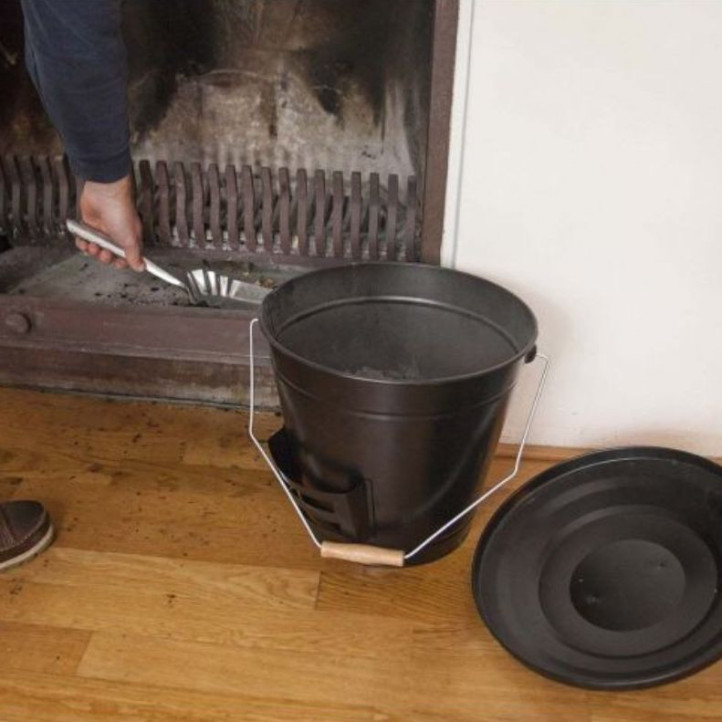 Seau à cendres avec pelle Esschert Design 14,1 L