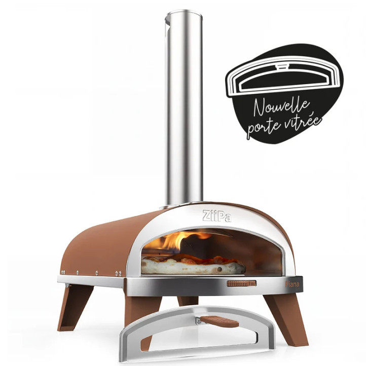 Four à pizza pellets Ziipa Evo terracotta