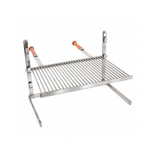 Ensemble grille barbecue de cheminée 3 étages 70 cm