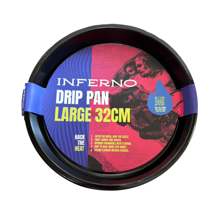 Bac récupérateur de jus INFERNO Drip Pan Large | Kamado