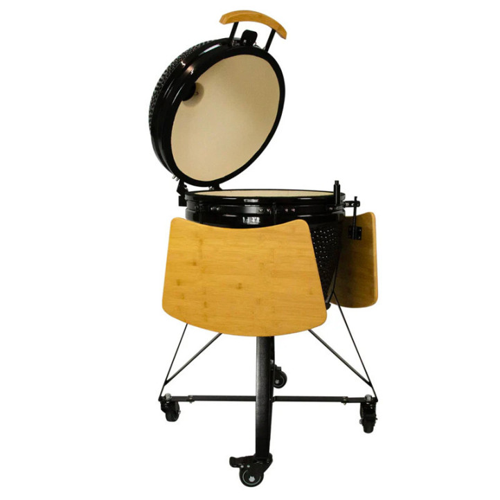 Kamado INFERNO Large sur chariot + 5 accessoires offerts