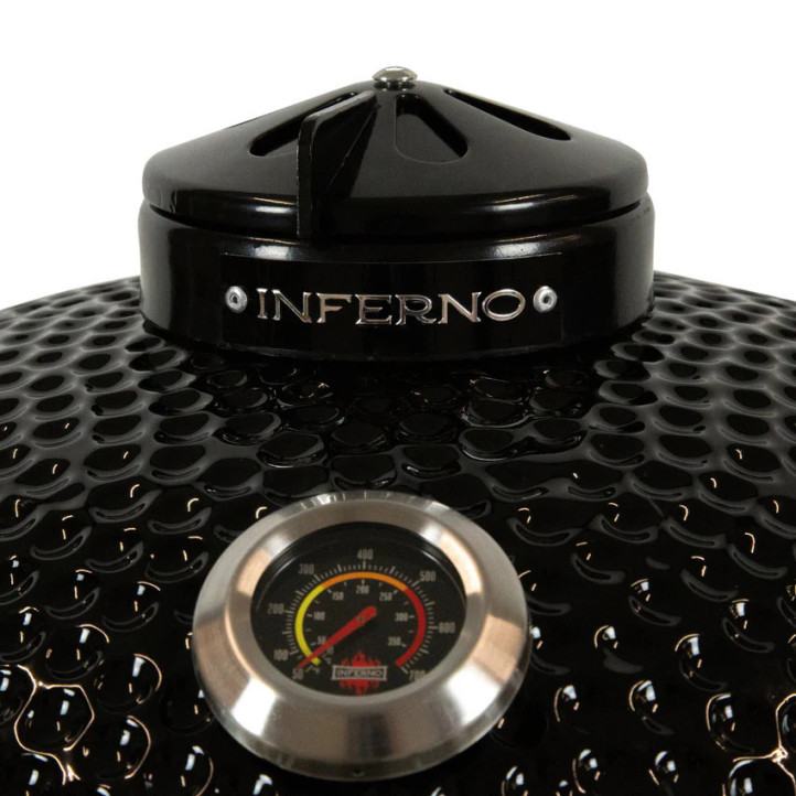 Kamado INFERNO Large sur chariot + 5 accessoires offerts