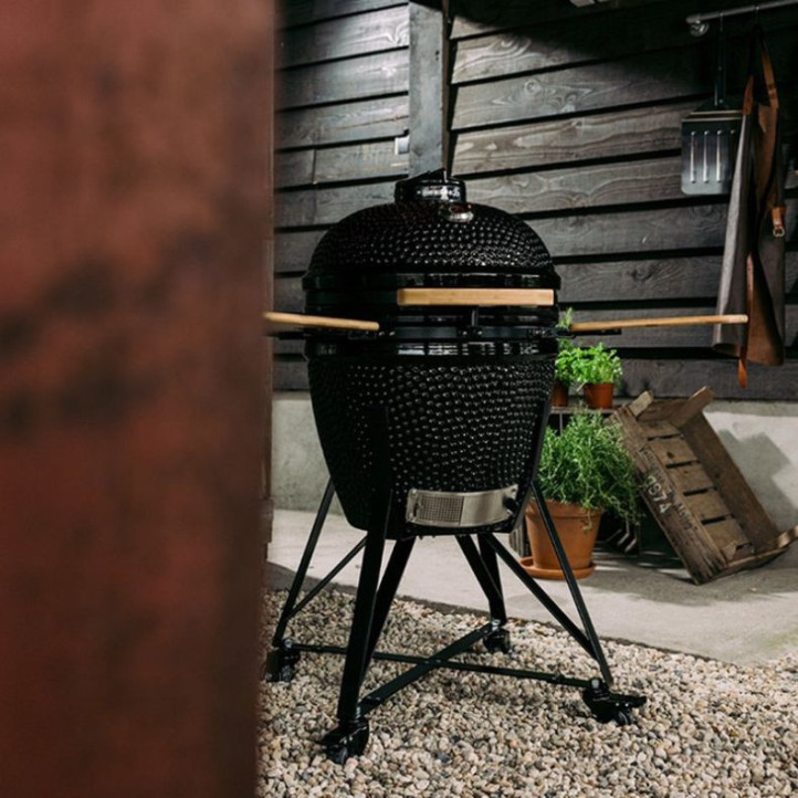 Kamado INFERNO Large sur chariot + 5 accessoires offerts