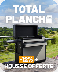Total Plancha -12% et housse offerte